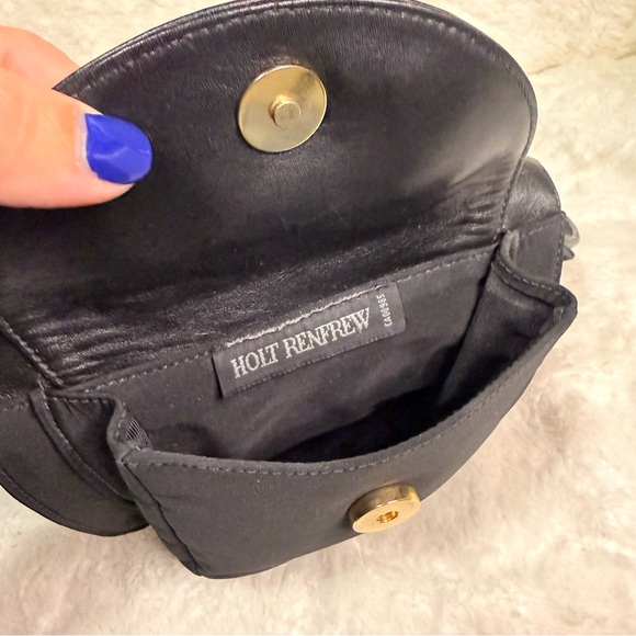 Holt Renfrew Leather Canvas Belt Bag - Picture 6 of 8